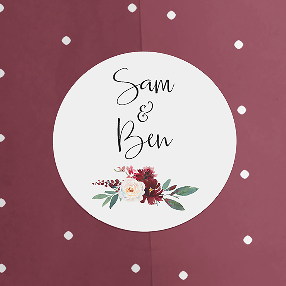 'Red Velvet' Printed Envelope Liners Bespoke Envelopes